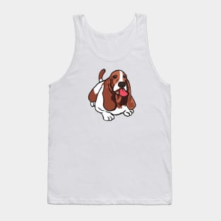 Basset Hound Dog Tank Top